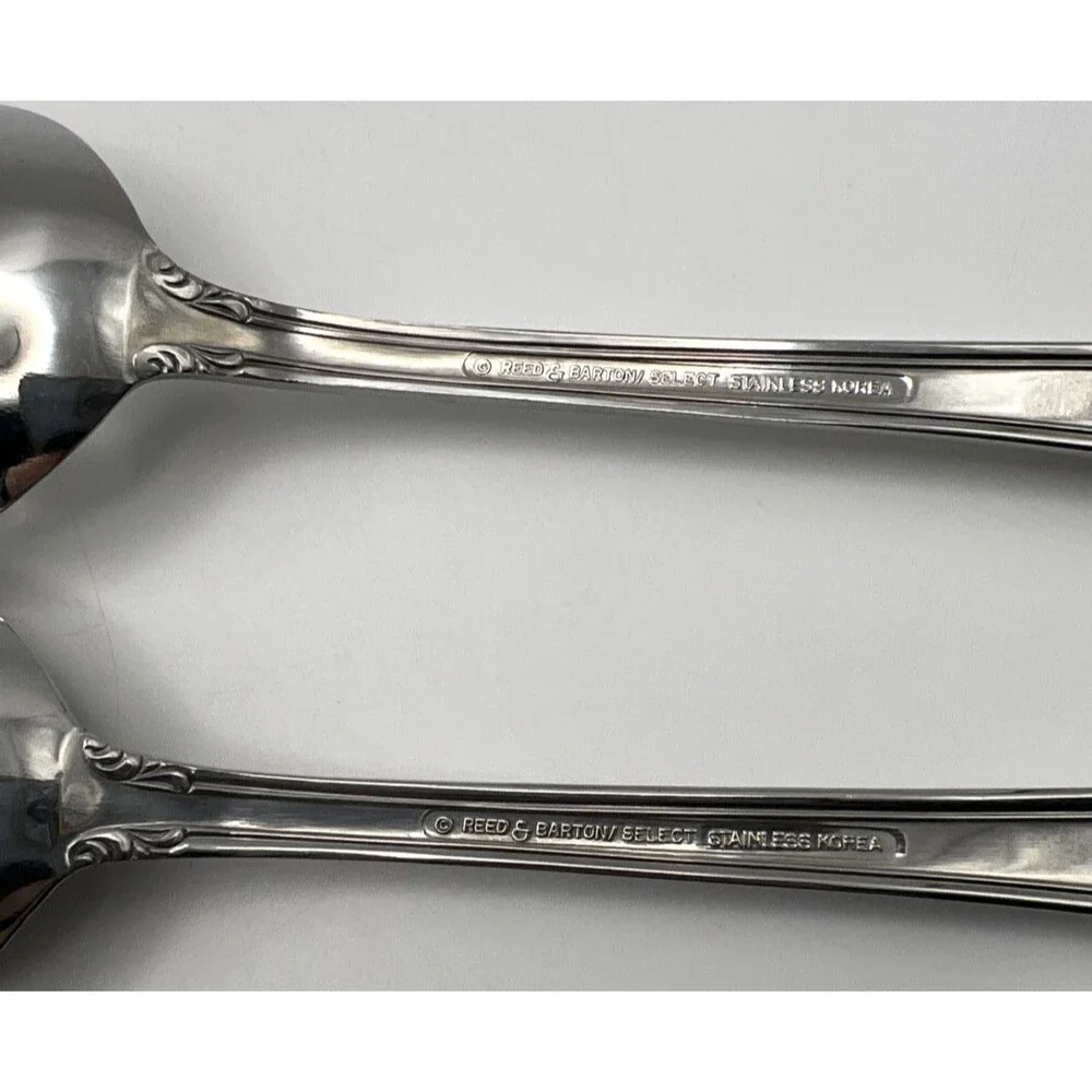 Lot Of 5 Reed & Barton Elegante? Stainless Steel Serving Utensils
